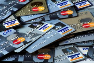 Стопка кредитных карт
