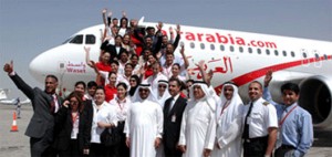 Экипаж самолета Air Arabia