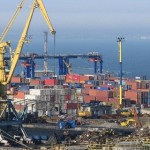 Краны и контейнеры Одесского порта