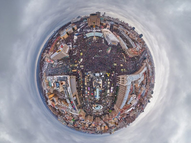 Евромайдан. Панорама. Украинская мирная революция